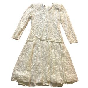 476 Carina beaded lace dress M